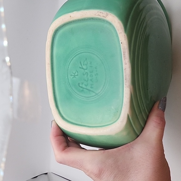 Vintage fiesta Original Light Green Water Pitcher (Damage) - Picture 10 of 12